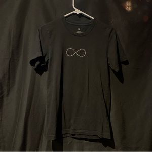 Apple Headquarters Store Black Shirt Infinite Loop Used Stained Sz XS 16x26